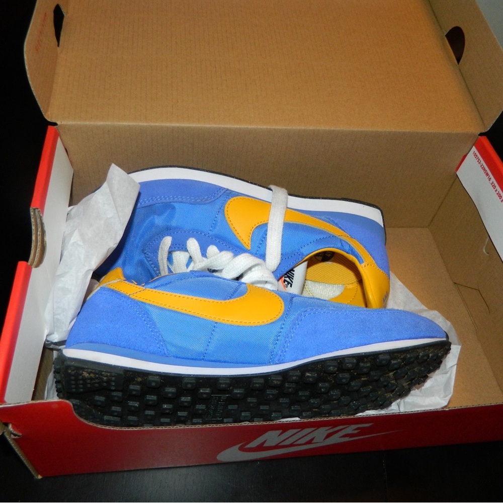 Nike Kids Waffle Trainer Blue University Gold sneakers